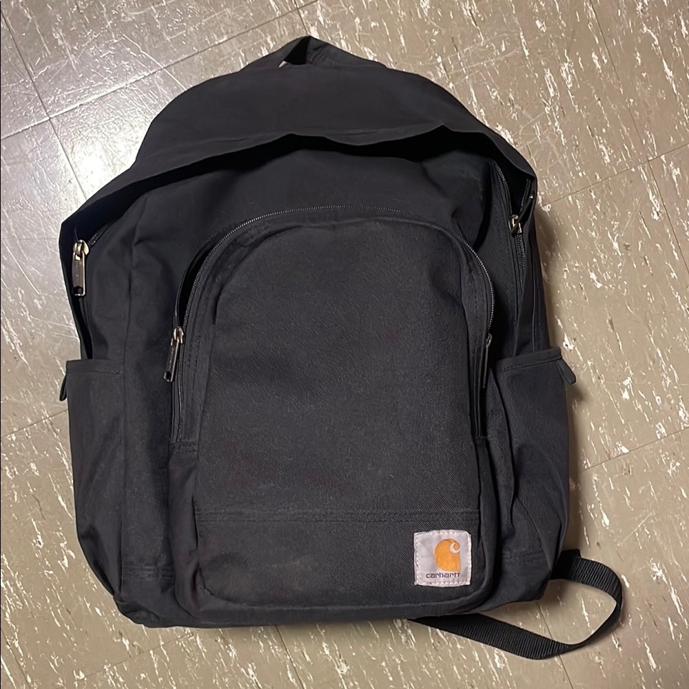 Carhartt Black Backpack with Durable Fabric and Comfortable Straps